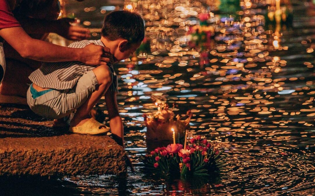 Loy Krathong At Naka Weekend Market 2024